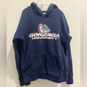 Gonzaga University Hoodie Kids Small Navy Bulldog